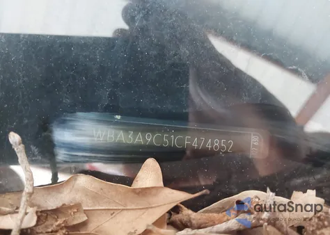 2012 BMW 335I из США, поврежденный, VIN WBA3A9C51CF474852